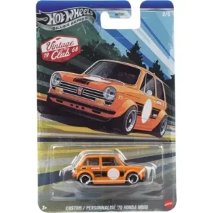 Hot Wheels '70 Custom Honda N600 (narancssárga)