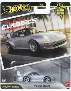 Hot Wheels Porsche 993 GT2 (ezüst, 2026)