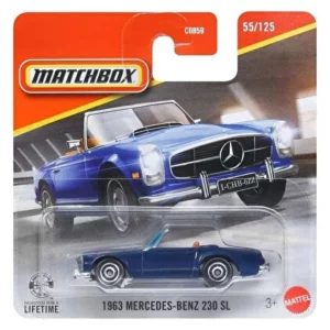 Matchbox 1963 Mercedes-Benz 230 SL (sötétkék)