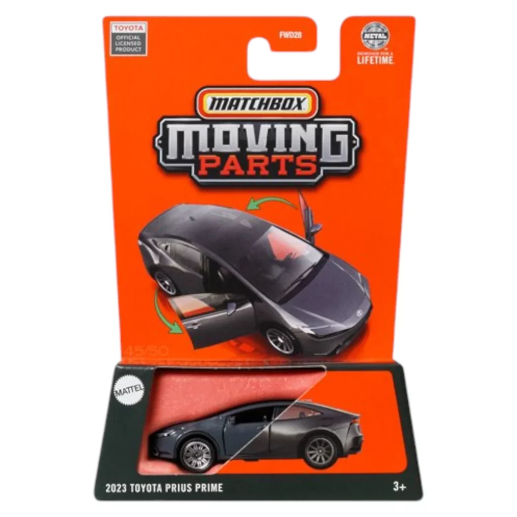 Matchbox Moving Parts 2023 Toyota Prius Prime kisautó