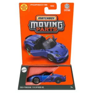 Matchbox Moving Parts 2024 Porsche 718 Spyder RS kisautó