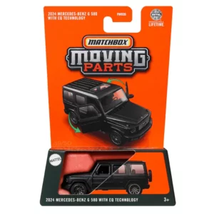 Matchbox Moving Parts 2024 Mercedes-Benz G 580 With EQ Technology (fekete)