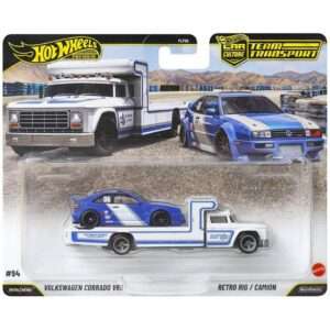 Hot Wheels Team Transport Volkswagen Corrado VR6 és Retro Rig