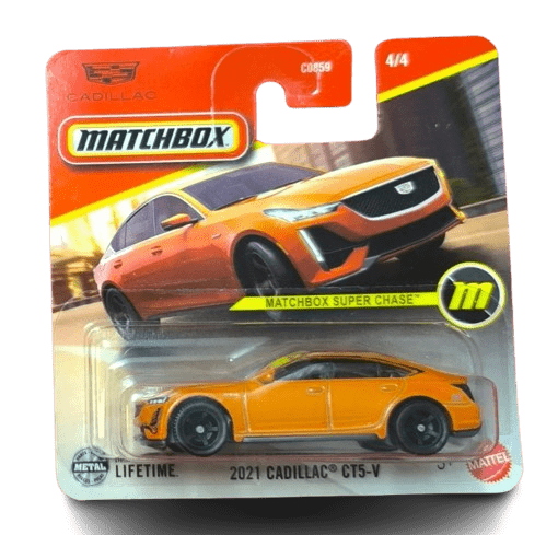 Matchbox, 2021 Cadillac CT5-V, Super Chase (narancssárga)