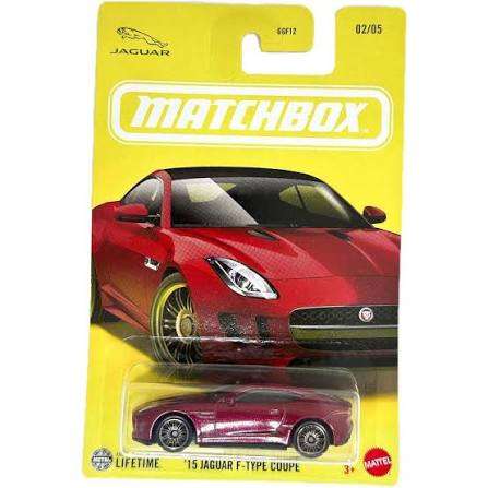 Matchbox '15 Jaguar F-Type Coupe hosszúkártyás kisautó