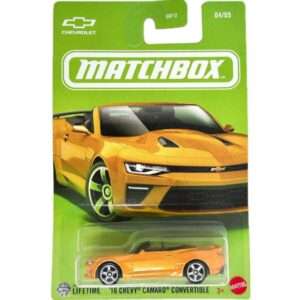 Matchbox '16 Chevy Camaro Convertible hosszúkártyás kisautó