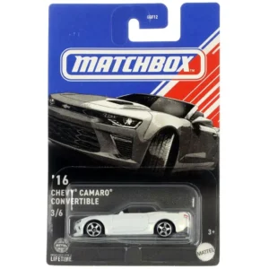 Matchbox '16 Chevy Camaro Convertible hosszúkártyás kisautó