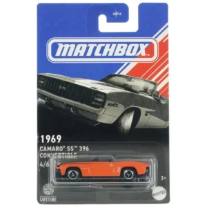 Matchbox 1969 Camaro SS 396 Convertible hosszúkártyás kisautó