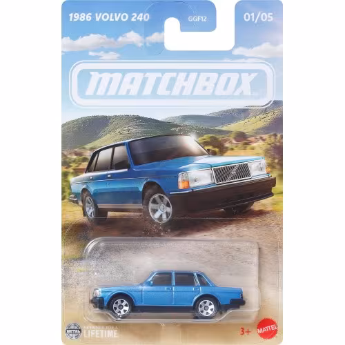 Matchbox 1986 Volvo 240 hosszúkártyás kisautó