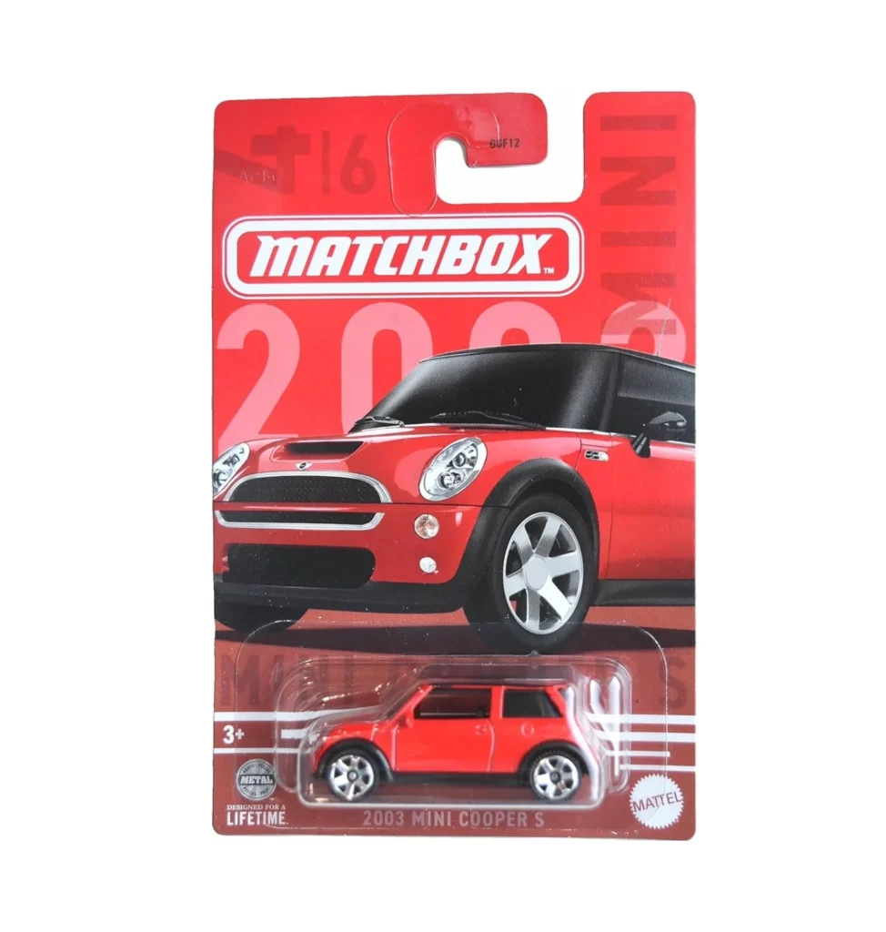 Matchbox 2003 Mini Cooper S hosszúkártyás kisautó