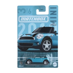 Matchbox 2010 Mini Cooper S Cabrio hosszúkártyás kisautó