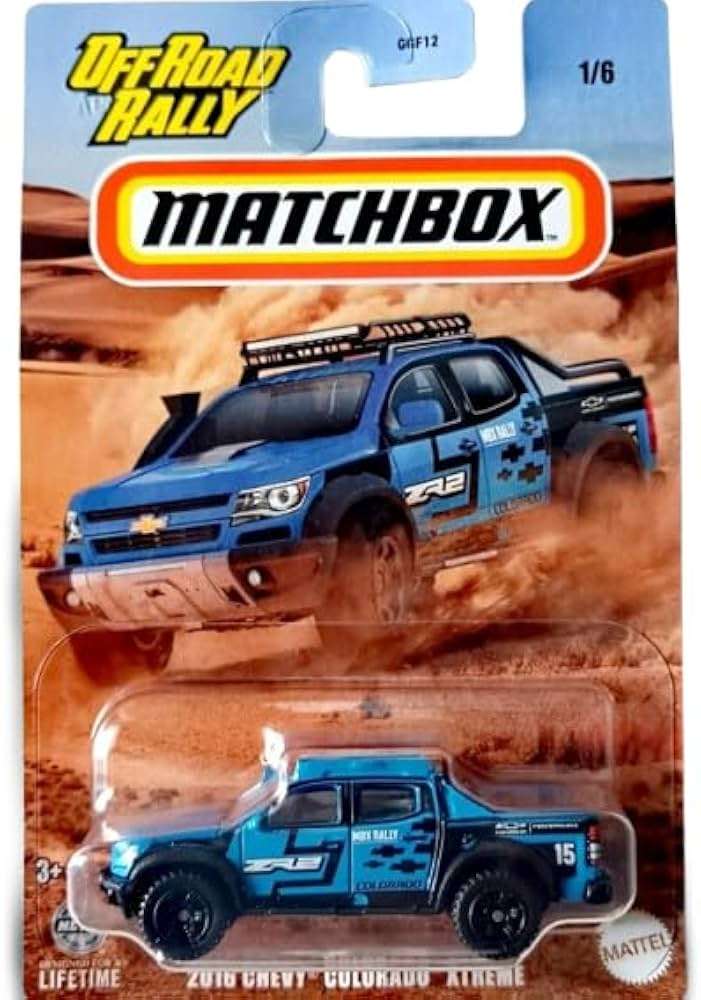 Matchbox 2016 Chevy Colorado Xtreme hosszúkártyás kisautó