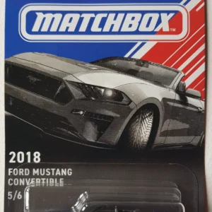 Matchbox 2018 Ford Mustang Convertible hosszúkártyás kisautó