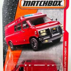 Matchbox '95 Custom Chevy Van hosszúkártyás kisautó