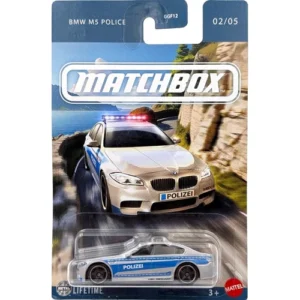 Matchbox BMW M5 Police hosszúkártyás kisautó