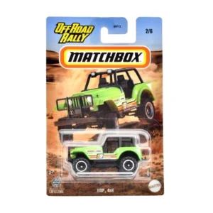 Matchbox Jeep 4x4 hosszúkártyás kisautó