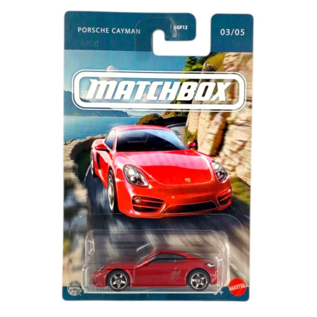 Matchbox Porsche Cayman hosszúkártyás kisautó