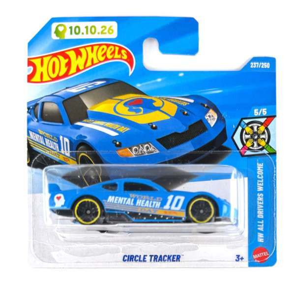 Hot Wheels Circle Tracker Mental Health Day rövidkártyás kisautó