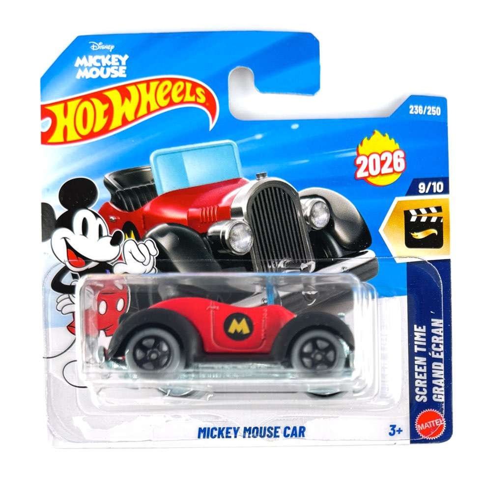 Hot Wheels Mickey Mouse Car rövidkártyás kisautó