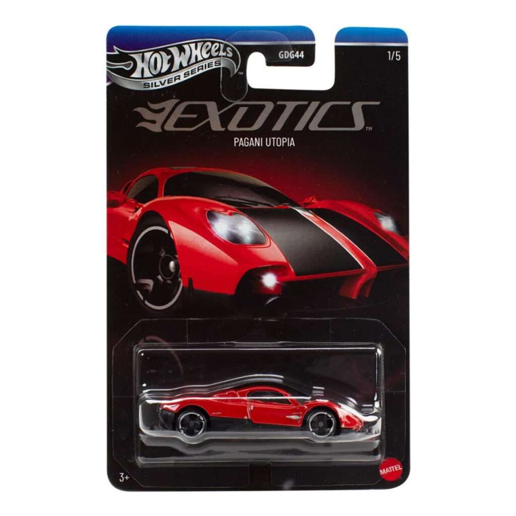 Hot Wheels Pagani Utopia hosszúkártyás kisautó