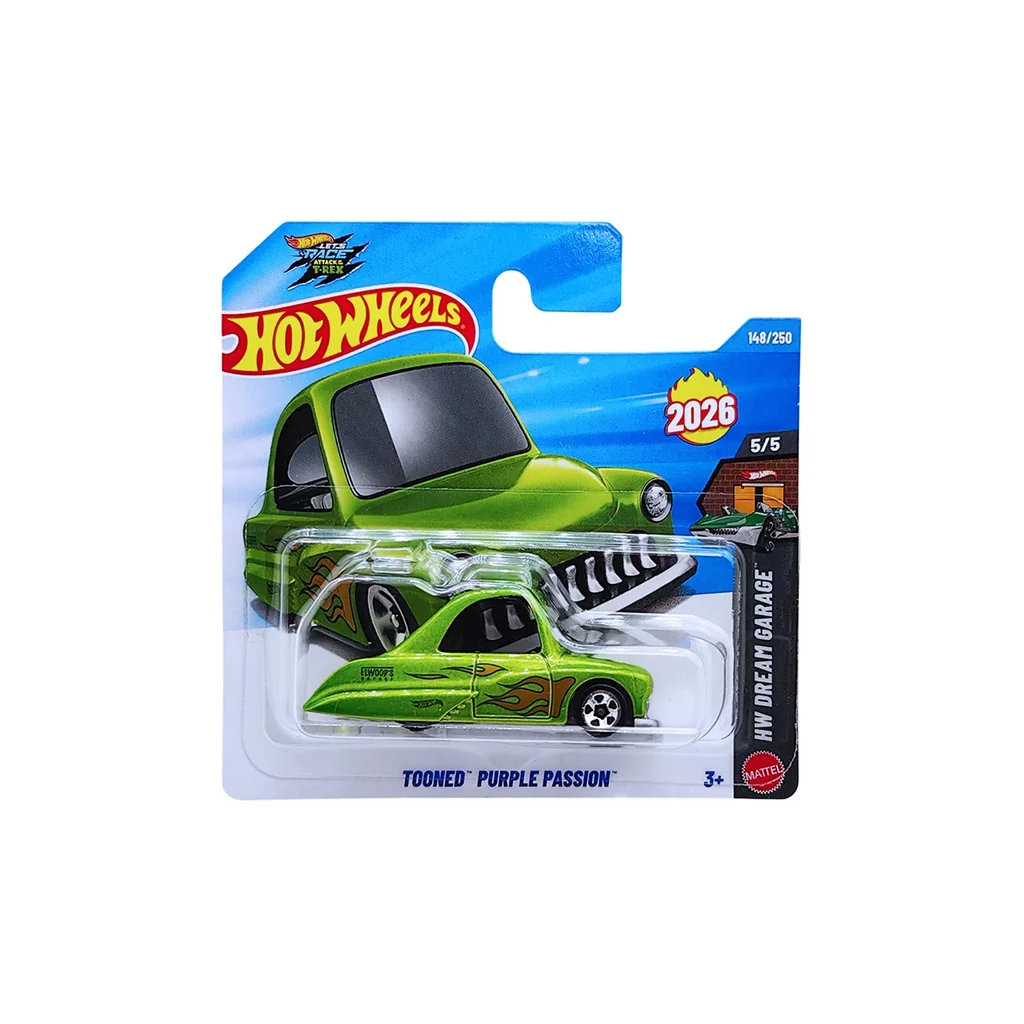 Hot Wheels Tooned Purple Passion rövidkártyás kisautó