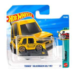 Hot Wheels Tooned Volkswagen Golf Mk1 rövidkártyás kisautó