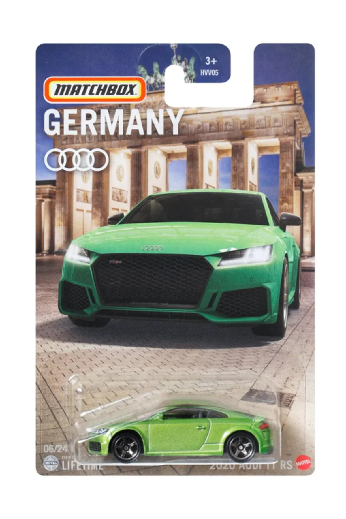 Matchbox 2020 Audi TT RS hosszúkártyás kisautó