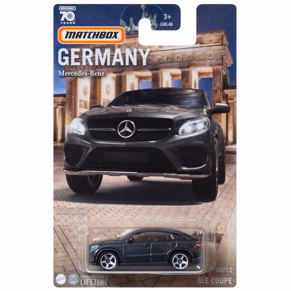 Matchbox Mercedes-Benz GLE Coupe hosszúkártyás kisautó