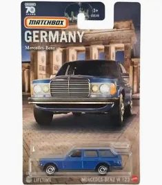 Matchbox Mercedes-Benz W123 hosszúkártyás kisautó
