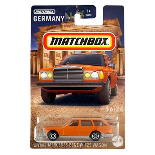 Matchbox Mercedes-Benz W123 Wagon hosszúkártyás kisautó