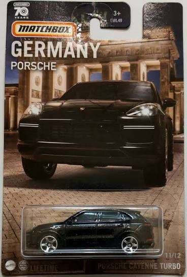 Matchbox Porsche Cayenne Turbo hosszúkártyás kisautó