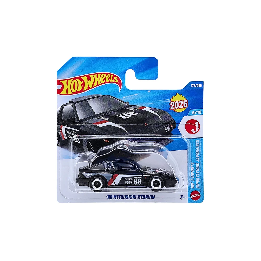 Hot Wheels '88 Mitsubishi Starion rövidkártyás kisautó