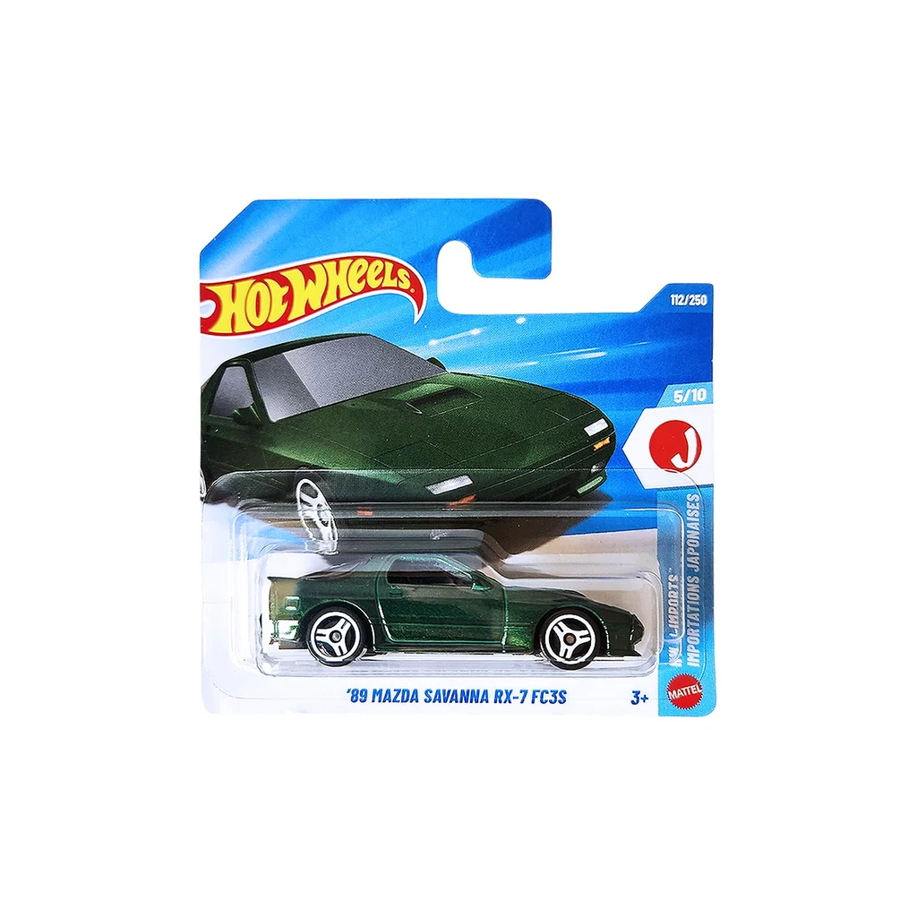 Hot Wheels '89 Mazda Savanna RX-7 FC3S rövidkártyás kisautó