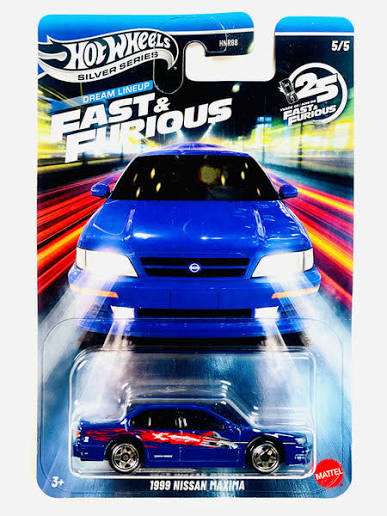 Hot Wheels Fast & Furious 1999 Nissan Maxima hosszúkártyás kisautó