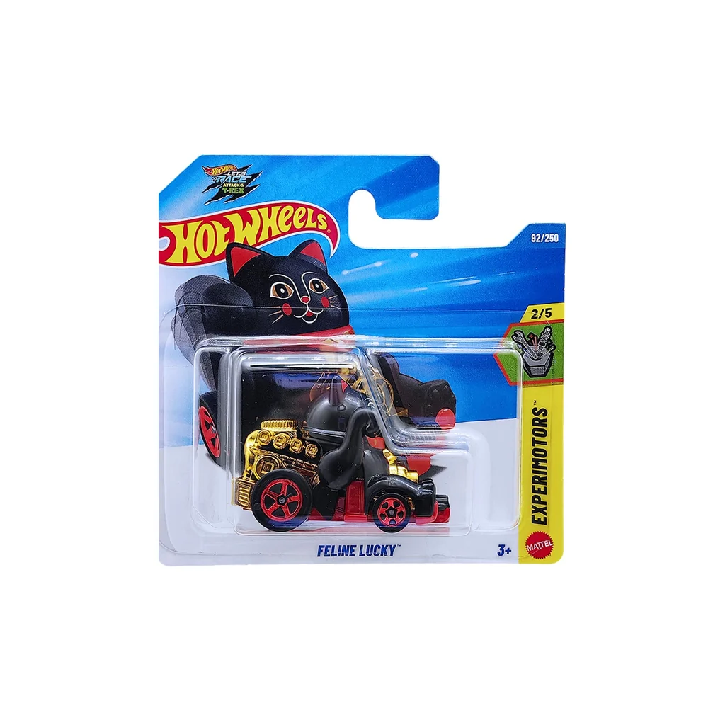 Hot Wheels Feline Lucky rövidkártyás kisautó