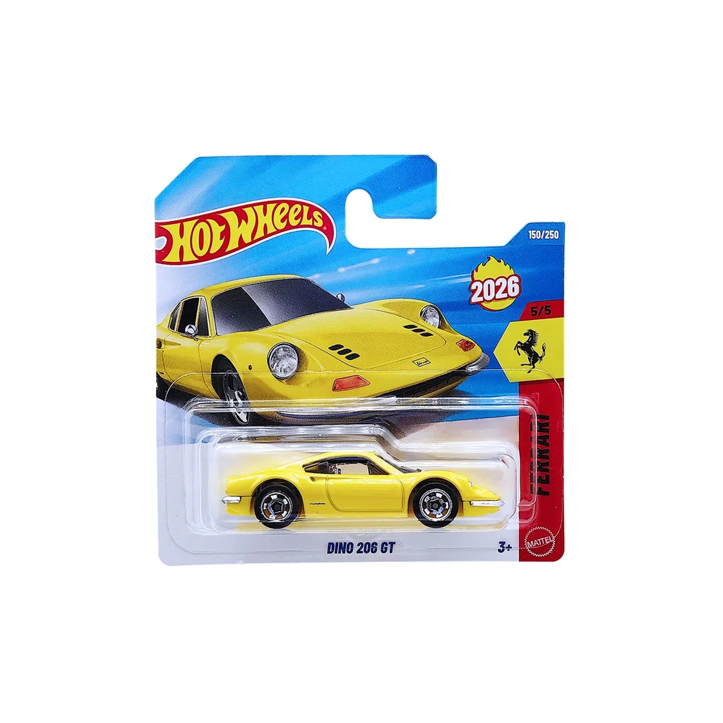 Hot Wheels Ferrari Dino rövidkártyás kisautó