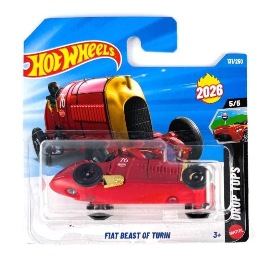Hot Wheels Fiat S76 Beast of Turin rövidkártyás kisautó