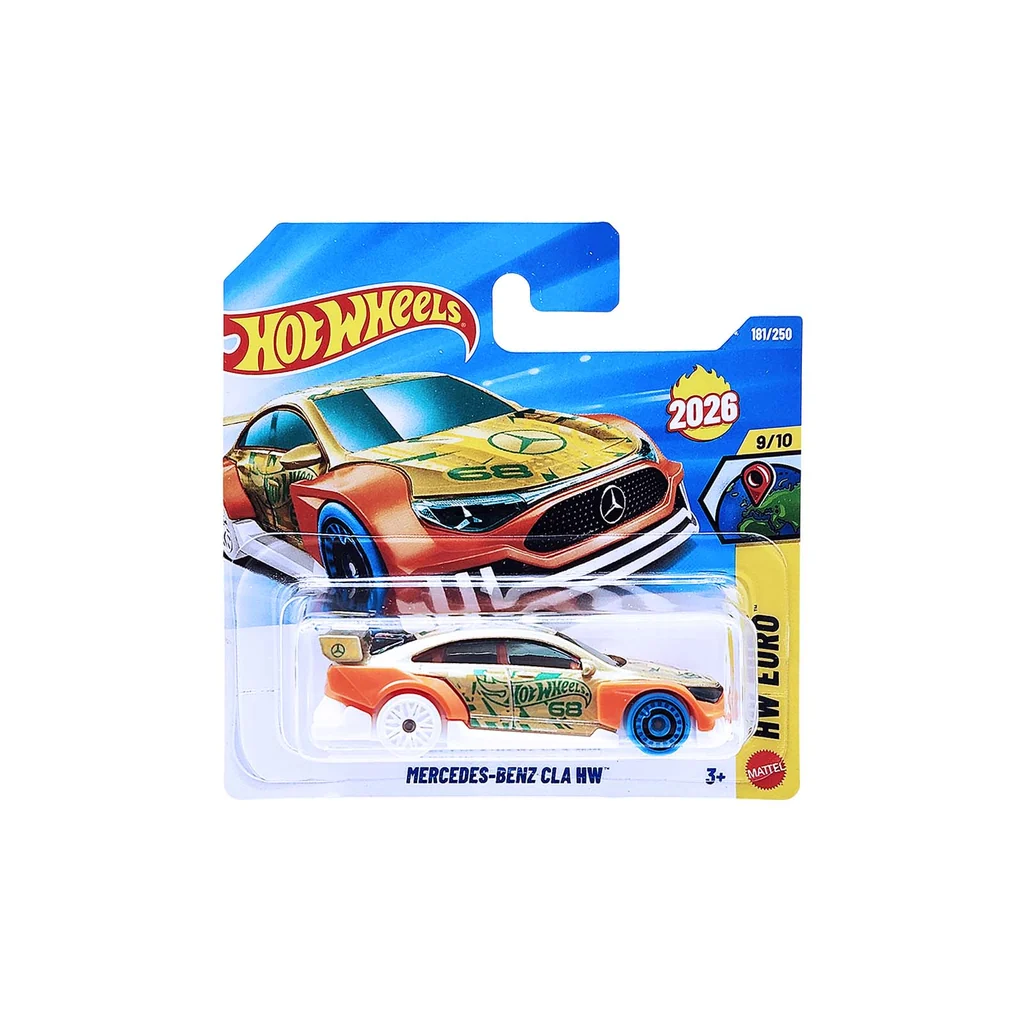 Hot Wheels Mercedes-Benz CLA rövidkártyás kisautó