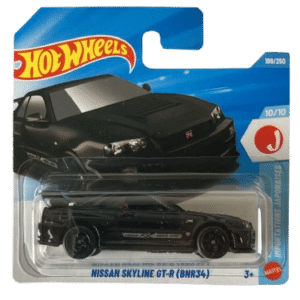 Hot Wheels Nissan Skyline GT-R (BNR34) rövidkártyás kisautó