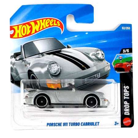 Hot Wheels Porsche 911 Turbo Cabriolet rövidkártyás kisautó