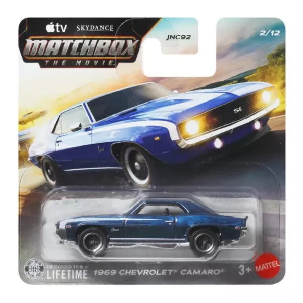 Matchbox 1969 Chevrolet Camaro rövidkártyás kisautó