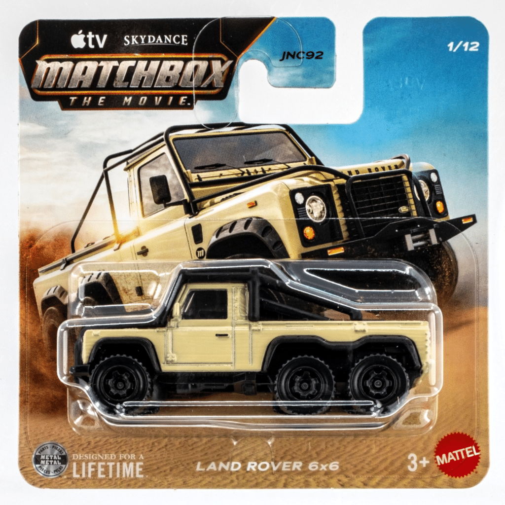 Matchbox Land Rover 6x6 Gran Turismo rövidkártyás kisautó