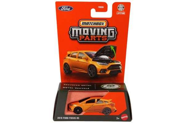 Matchbox Moving Parts 2018 Ford Focus RS kisautó